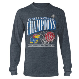 4X NCAA National Champions Kansas Jayhawks Shirt Kansas Jayhawks 2022 NCAA Men's Basketball National Champions Longsleeve