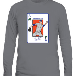 HUNTER BARCO ACE SHIRT Hunter Barco, Florida Gators CALS graphite heather front.jpg