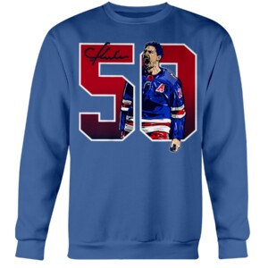 50 GOALS SHIRT Chris Kreider, New York Rangers Crewneck