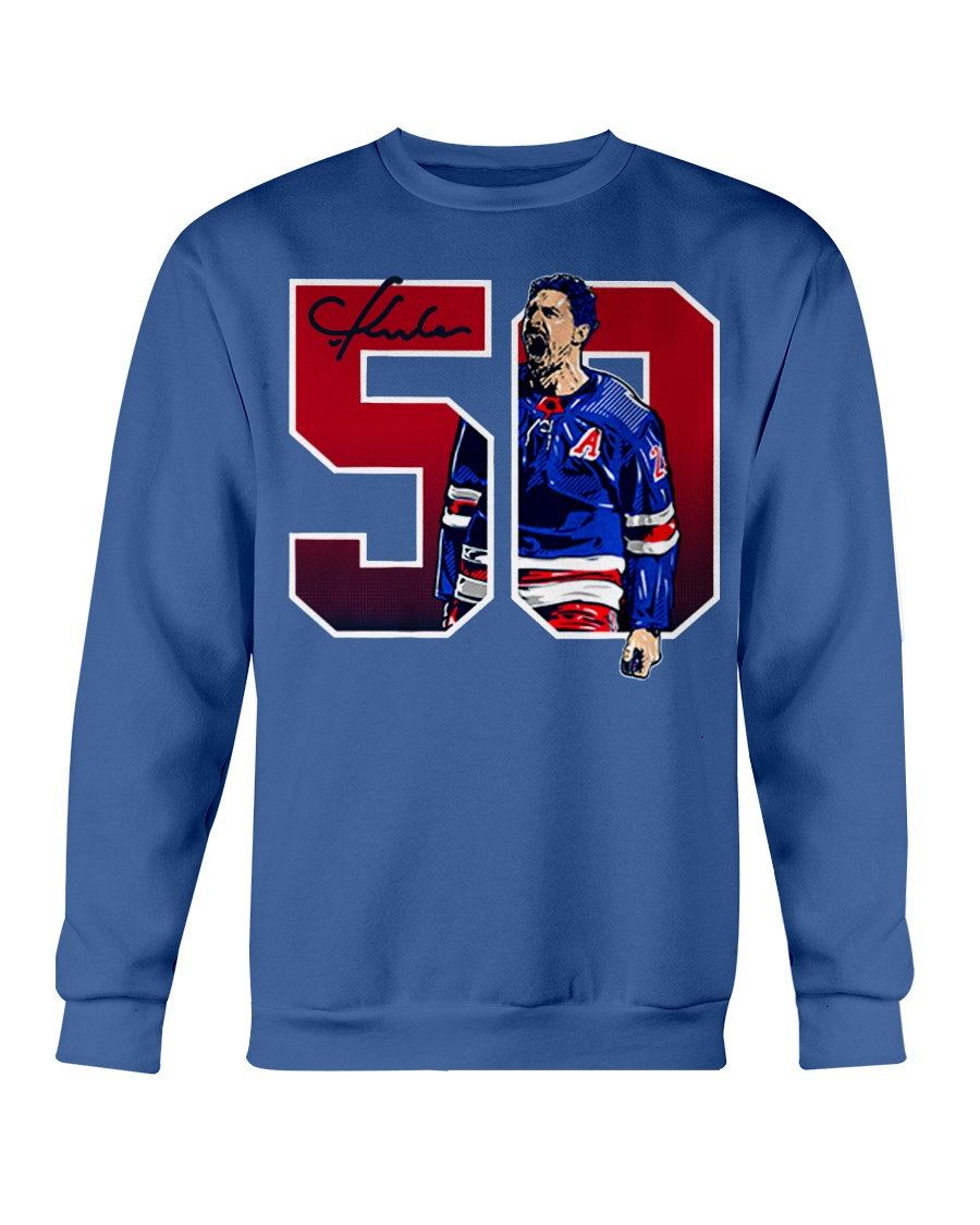 50 GOALS SHIRT Chris Kreider, New York Rangers Crewneck 50 GOALS SHIRT Chris Kreider, New York Rangers Crewneck