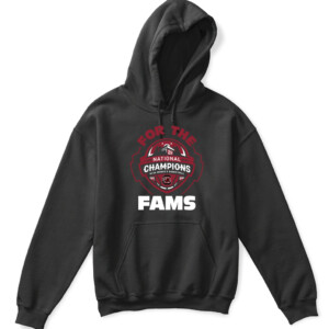 FOR THE FAMS CHAMPIONS Shirt 2022 NCAA Women's Basketball National Champions, South Carolina Gamecocks APKH black front.jpg