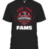 FOR THE FAMS CHAMPIONS Shirt 2022 NCAA Women's Basketball National Champions, South Carolina Gamecocks CABT black front.jpg