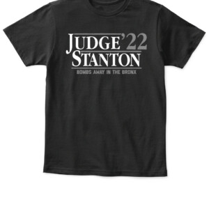 JUDGE STANTON '22 SHIRT Aaron Judge, Giancarlo Stanton, New York Yankees APKT black front.jpg