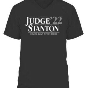 JUDGE STANTON '22 SHIRT Aaron Judge, Giancarlo Stanton, New York Yankees CAVN black front.jpg
