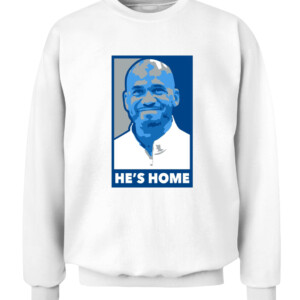 HE'S HOME SH SHIRT Shaheen Holloway, Seton Hall Pirates CACS white front.jpg