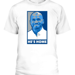 HE'S HOME SH SHIRT Shaheen Holloway, Seton Hall Pirates CAPT white front.jpg