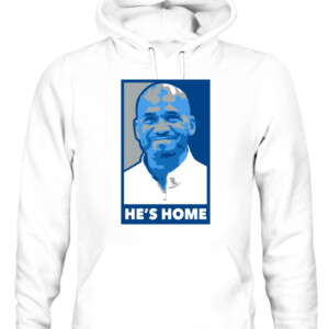 HE'S HOME SH SHIRT Shaheen Holloway, Seton Hall Pirates CAUH white front.jpg