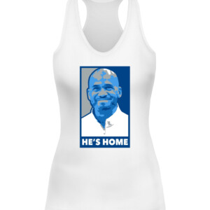 HE'S HOME SH SHIRT Shaheen Holloway, Seton Hall Pirates CAWT white front.jpg