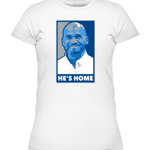 HE'S HOME SH SHIRT Shaheen Holloway, Seton Hall Pirates CAWTS white front.jpg