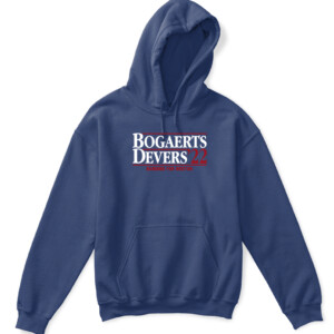 BOGAERTS DEVERS '22 SHIRT Xander Bogaerts, Rafael Devers, Boston Red Sox APKH navy front.jpg