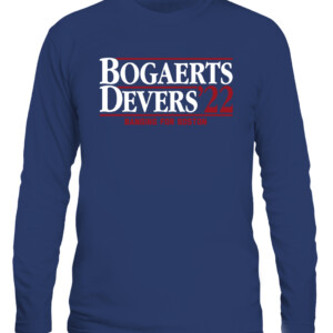 BOGAERTS DEVERS '22 SHIRT Xander Bogaerts, Rafael Devers, Boston Red Sox CALS navy front.jpg