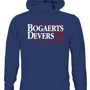 BOGAERTS DEVERS '22 SHIRT Xander Bogaerts, Rafael Devers, Boston Red Sox CAUH navy front.jpg
