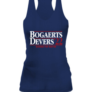 BOGAERTS DEVERS '22 SHIRT Xander Bogaerts, Rafael Devers, Boston Red Sox CAWT navy front.jpg