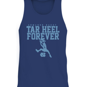 ARMANDO BACOT TAR HEEL FOREVER SHIRT UNC BASKETBALL, North Carolina Tar Heels CATT navy front.jpg