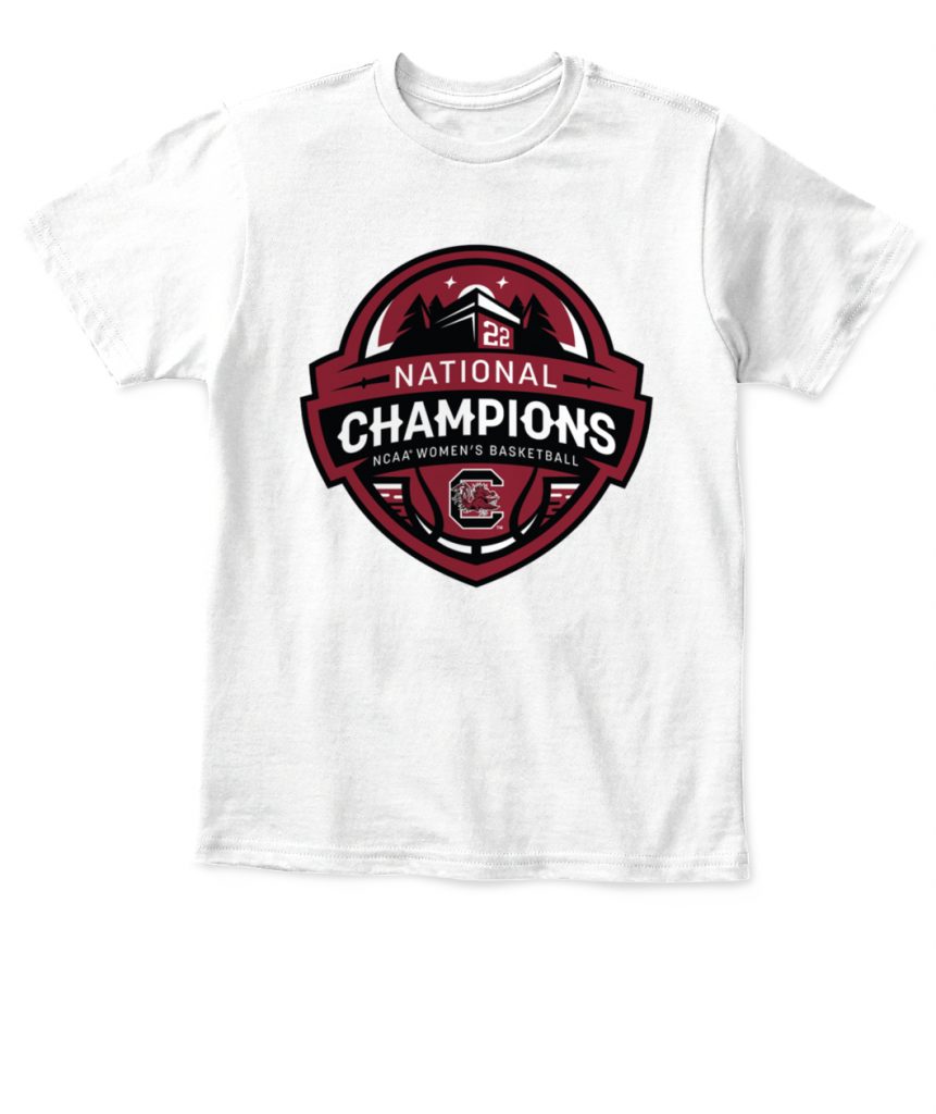 South Carolina 2022 NCAA Women's Basketball National Champions T-Shirt ...