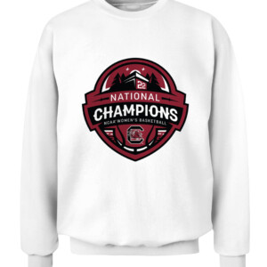 South Carolina 2022 NCAA Women's Basketball National Champions T Shirt South Carolina Gamecocks CACS white front.jpg