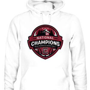 South Carolina 2022 NCAA Women's Basketball National Champions T Shirt South Carolina Gamecocks CAUH white front.jpg
