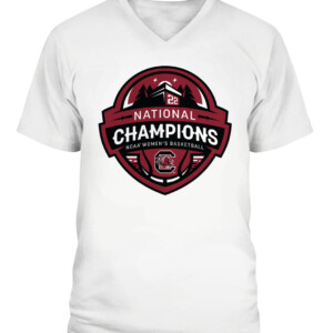 South Carolina 2022 NCAA Women's Basketball National Champions T Shirt South Carolina Gamecocks CAVN white front.jpg