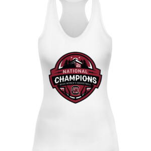 South Carolina 2022 NCAA Women's Basketball National Champions T Shirt South Carolina Gamecocks CAWT white front.jpg