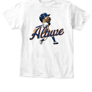 JOSE ALTUVE CARICATURE SHIRT Houston Astros APKT white front.jpg