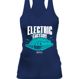 SEATTLE ELECTRIC FACTORY SHIRT T Mobile Park Stadium, Seattle Mariners CAWT navy front.jpg