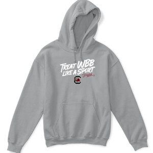 TREAT WBB LIKE A SPORT SHIRT DAWN STALEY, South Carolina Gamecocks APKH sport grey front.jpg