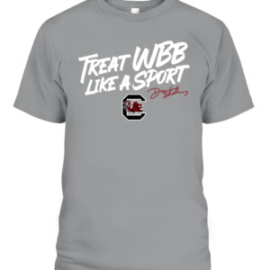 TREAT WBB LIKE A SPORT SHIRT DAWN STALEY, South Carolina Gamecocks CAPT sport grey front.jpg