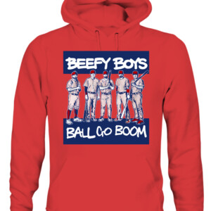 BEEFY BOYS BALL GO BOOM SHIRT Kyle Schwarber, Rhys Hoskins, Bryce Harper, Nick Castellanos, J.T. Realmuto, Philadelphia Phillies CAUH red front.jpg
