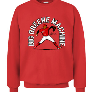 BIG GREENE MACHINE SHIRT Hunter Greene, Cincinnati Reds CACS red front.jpg