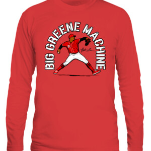 BIG GREENE MACHINE SHIRT Hunter Greene, Cincinnati Reds CALS red front.jpg