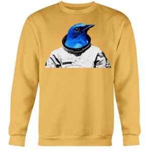 Astronaut Twitter Bird SpaceX Shirt Elon Musk, Twitter Crewneck