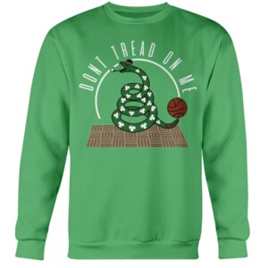 BOSTON BASKETBALL DONT TREAD ON ME SHIRT Metallica, Boston Celtics 5
