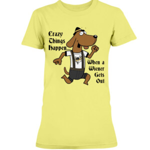 Crazy Things Happen When Wiener Gets Out Shirt Green Bay Gamblers 1
