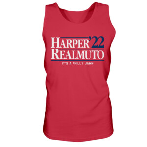 HARPER REALMUTO '22 SHIRT Bryce Harper, J.T. Realmuto, Philadelphia Phillies 1