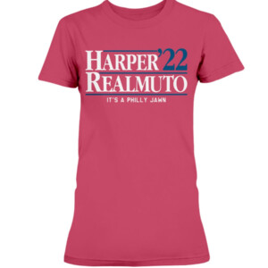 HARPER REALMUTO '22 SHIRT Bryce Harper, J.T. Realmuto, Philadelphia Phillies 4