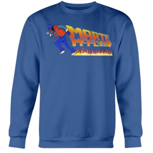 MARTE McFLY SHIRT Starling Marte,Marty McFly, Back to the Future, New York Mets Crewneck
