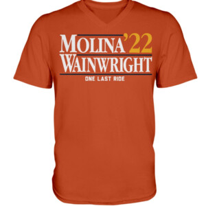 MOLINA WAINWRIGHT '22 SHIRT Yadier Molina, Adam Wainwright, St. Louis Cardinals 2