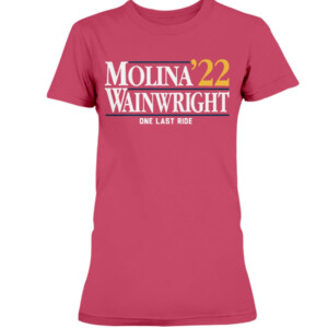 MOLINA WAINWRIGHT '22 SHIRT Yadier Molina, Adam Wainwright, St. Louis Cardinals 4