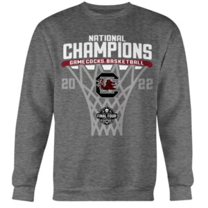National Champions Gamcecocks Basketball Shirt 2022 NCAA Women's Basketball National Champions, South Carolina Gamecocks Crewneck
