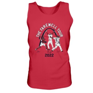 ST. LOUIS LEGENDS FAREWELL TOUR SHIRT Adam Wainwright 50, Albert Pujols 5, and Yadier Molina 4 Signatures, St Louis Cardinals 1