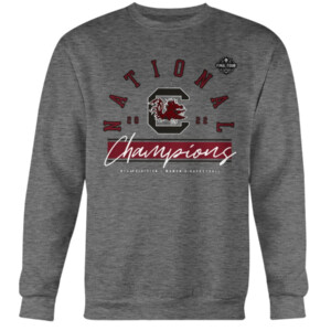 South Carolina National Champions 2022 NCAA Women's Basketball National Champions T Shirt South Carolina Gamecocks Crewneck