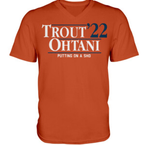 TROUT OHTANI '22 SHIRT Mike Trout, Shohei Ohtani, Los Angeles Angels of Anaheim 2
