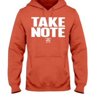Take Note Shirt 2022 NBA Playoffs, Utah Jazz Hoddie