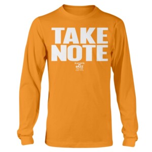 Take Note Shirt 2022 NBA Playoffs, Utah Jazz Longsleeve