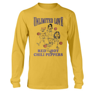 Unlimited Love T Shirt Red Hot Chili Peppers, Los Angeles Lakers Longsleeve