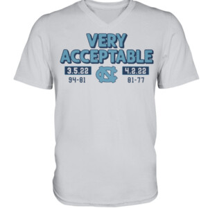 VERY ACCEPTABLE SHIRT North Carolina Tar Heels 3
