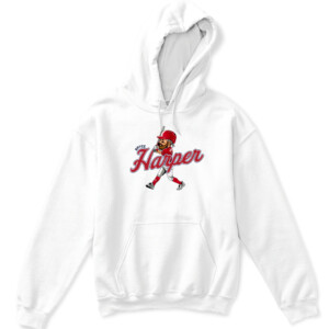 BRYCE HARPER CARICATURE SHIRT Philadelphia Phillies APKH white front.jpg