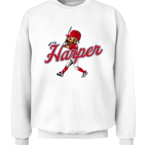 BRYCE HARPER CARICATURE SHIRT Philadelphia Phillies CACS white front.jpg