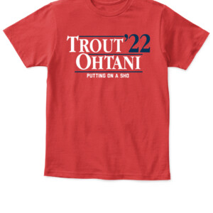 TROUT OHTANI '22 SHIRT Mike Trout, Shohei Ohtani, Los Angeles Angels of Anaheim