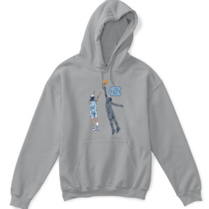 CALEB LOVE NOTHING BUT LOVE SHIRT North Carolina Tar Heels APKH sport grey front.jpg